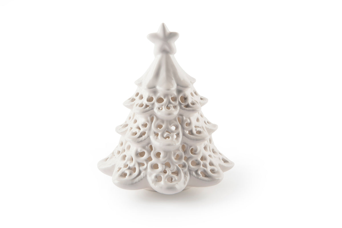 White Home Candle Holder