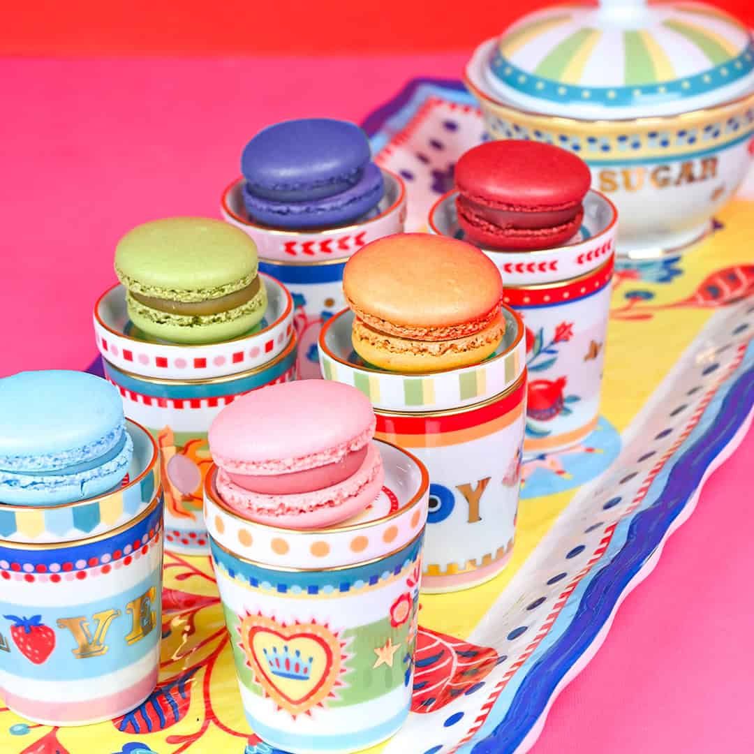 ESPRESSO CUP WITH LID/SAUCER POMEGRANATE