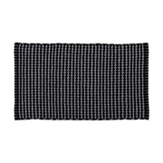 Weaved Mat Cotton Polyester Bath Mat Rustic Bathroom Decor 50x90 cm