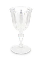 "COUNTRY CHIC" COLORLESS GOBLET