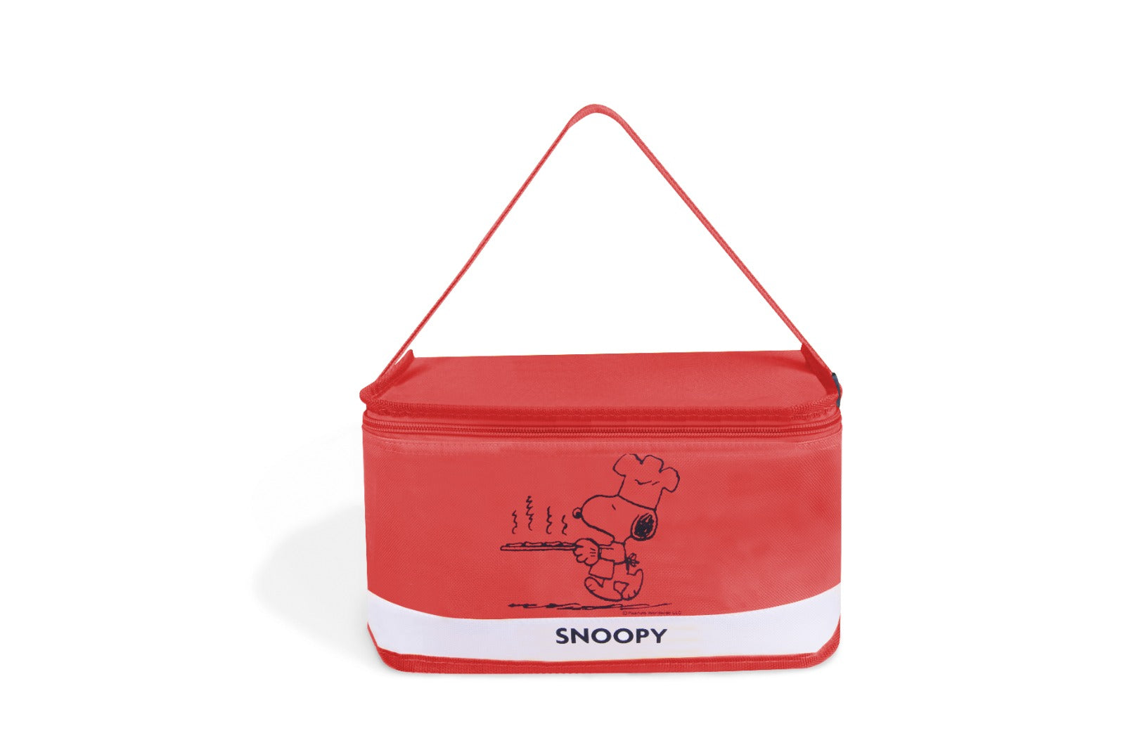 Peanuts Red Snoopy Lunch Box Insulated Cooler Bag for Kids, 7L