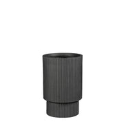 Quito Round Fluted Planter with Drainage Holes