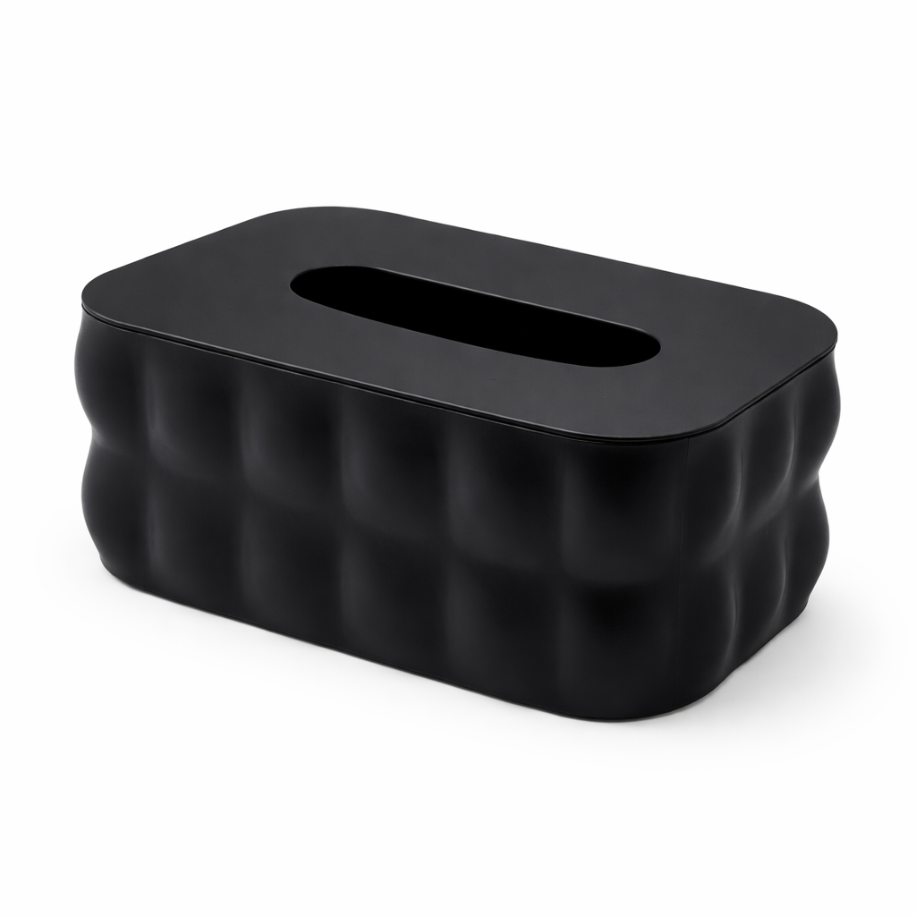 Modern Plastic Tissue Box Cover 21 x 13 x 9 cm Minimalist
