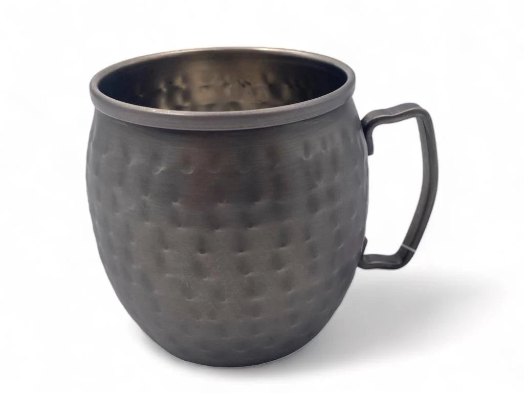 Moscow Mule Stainless Steel Mug – Rustic Matte Gray