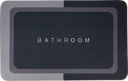 Non-Slip Bathmat Grey/Black 80x50 cm