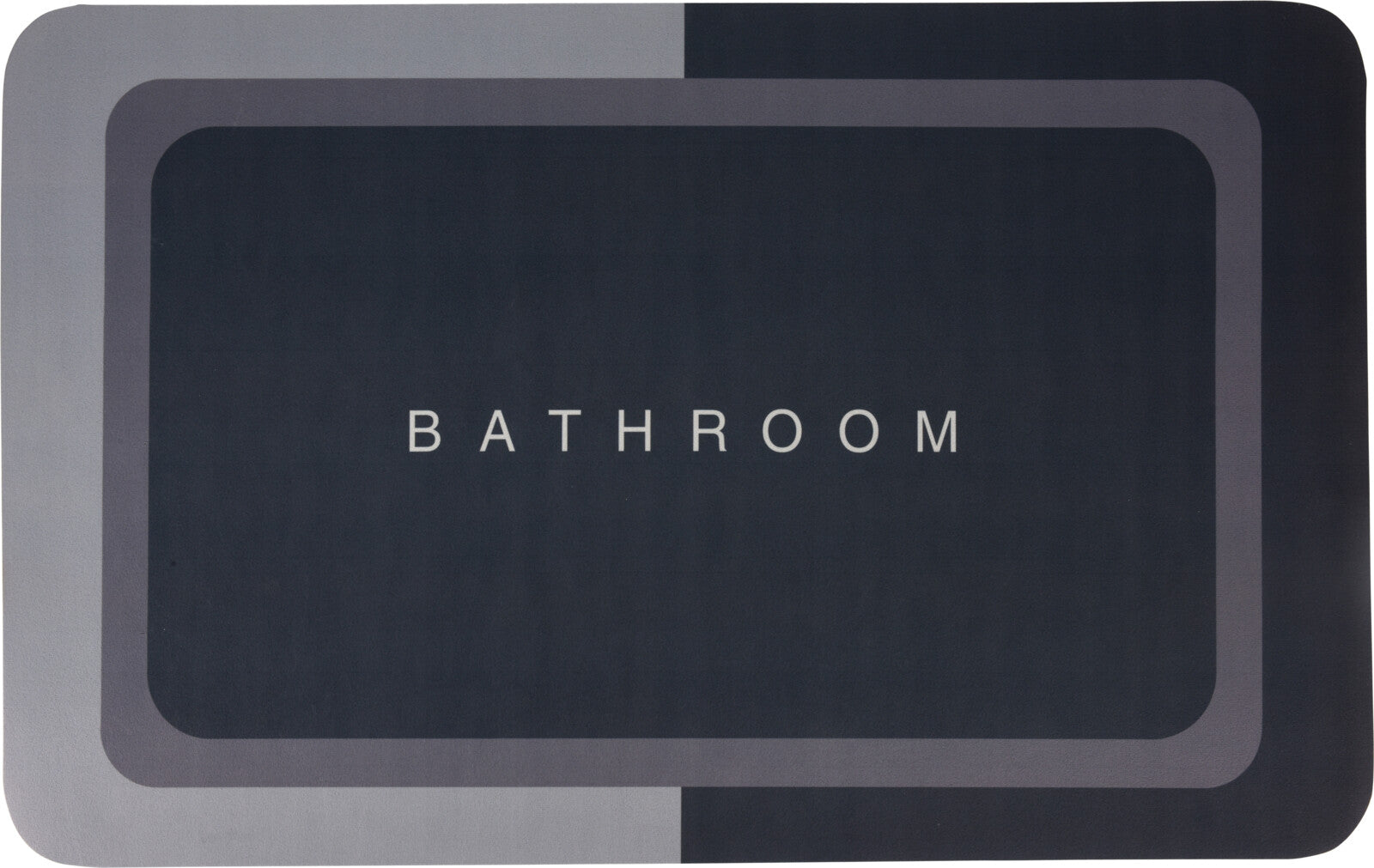 Non-Slip Bathmat Grey/Black 80x50 cm
