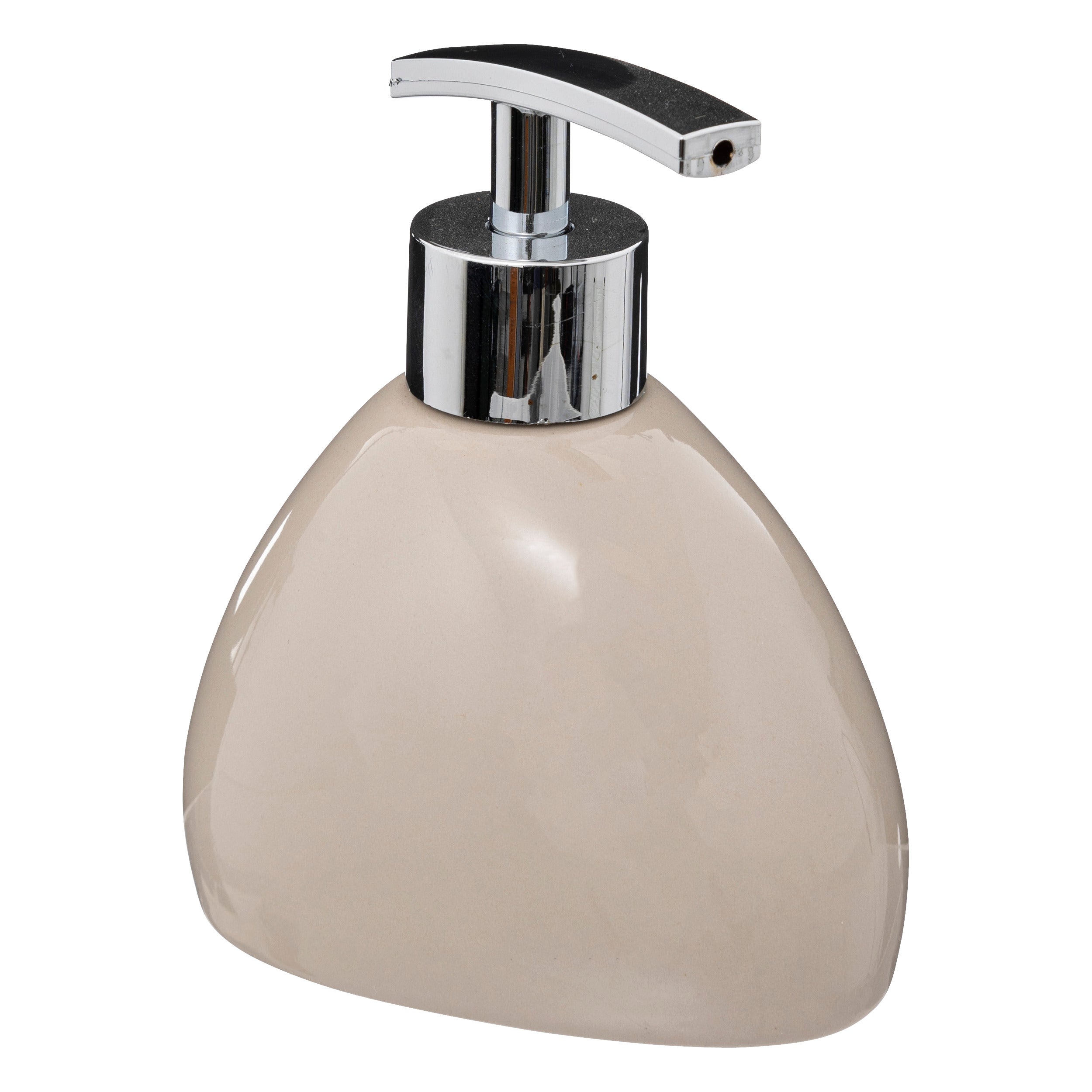 Silk Colors Concrete Soap Dispenser – 300ml Stoneware, Chrome Pump