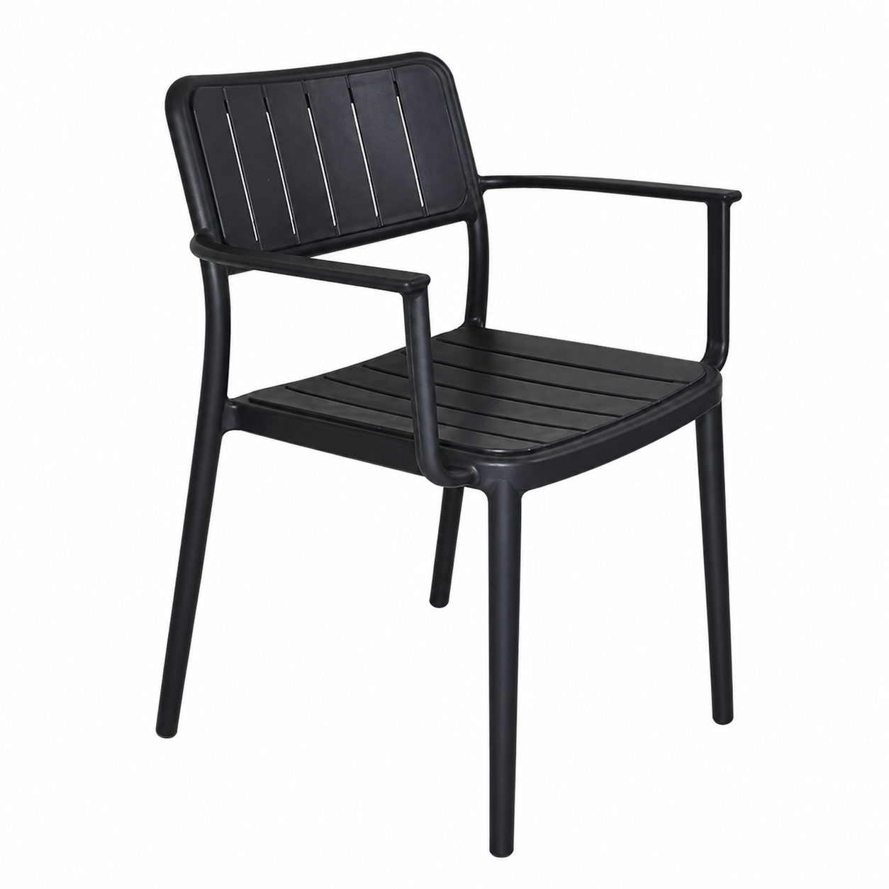 Modern Grey Outdoor Chair – PP Frame