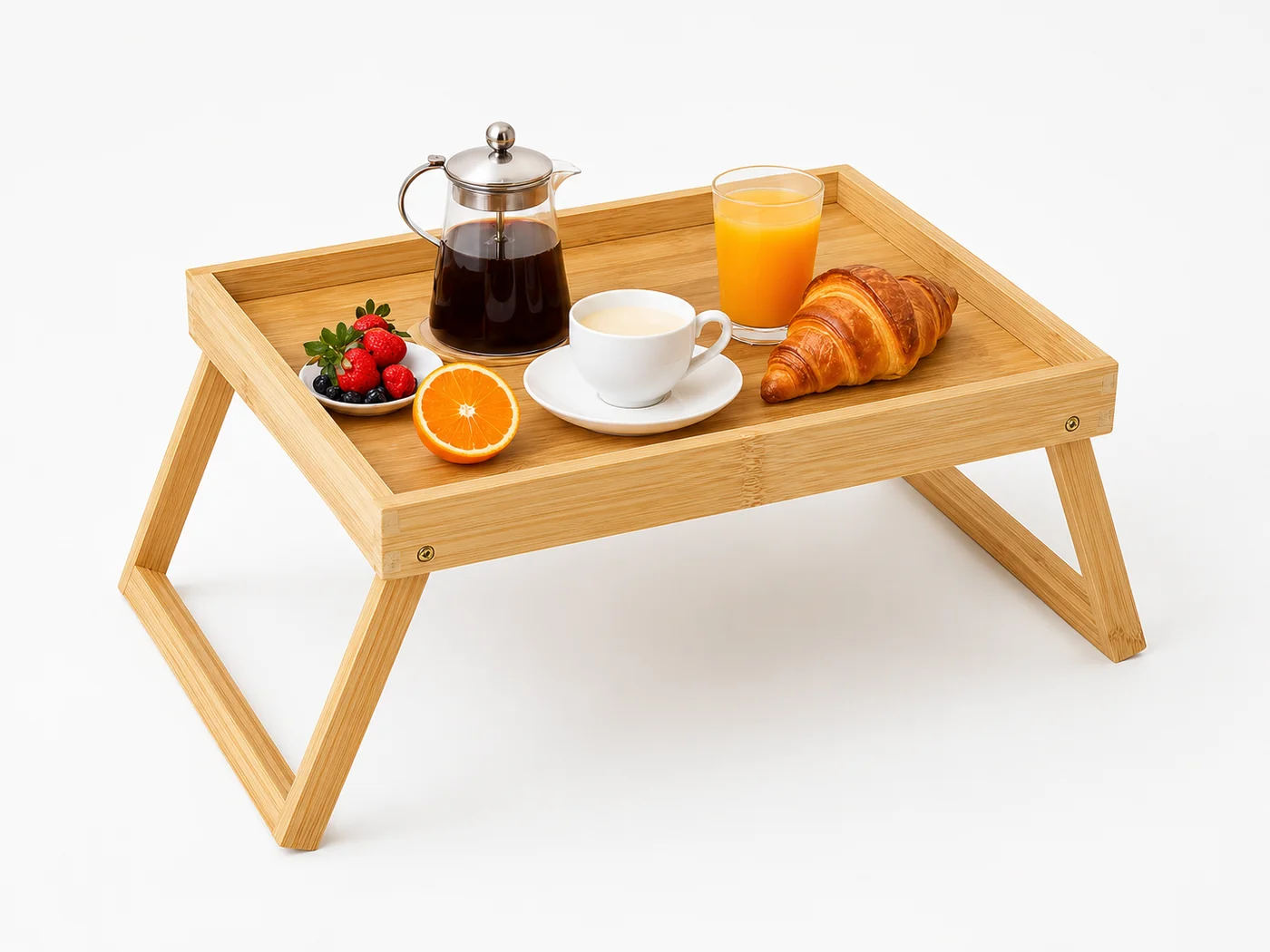 High Quality Bed Tray Table with Foldable Legs