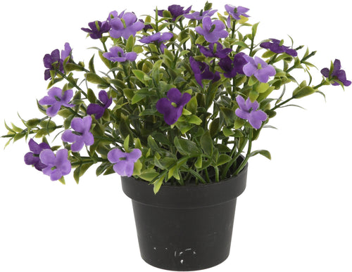 Artificial Plant in Pot with Nativity Scene, 15cm