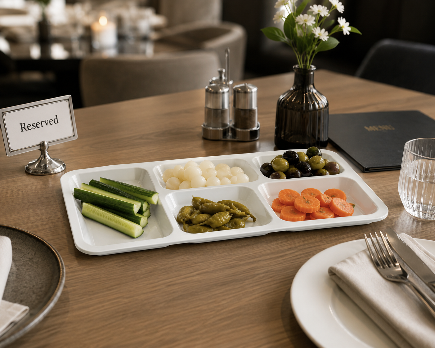 Polycarbonate Self Service Tray