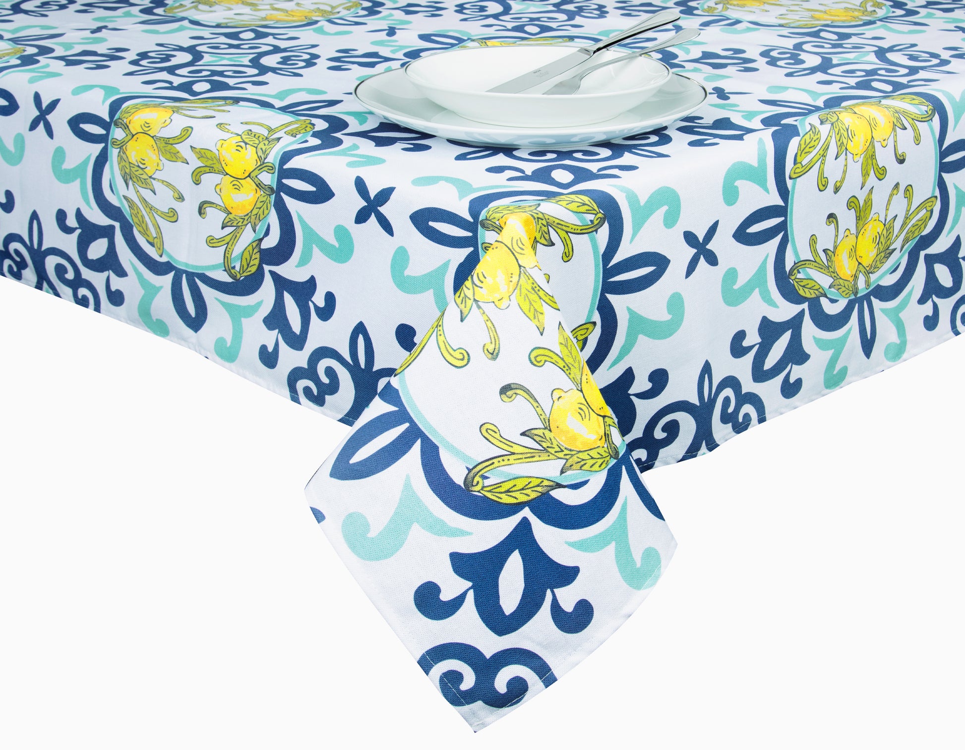 AMALFI Mediterranean Design Cotton Tablecloth