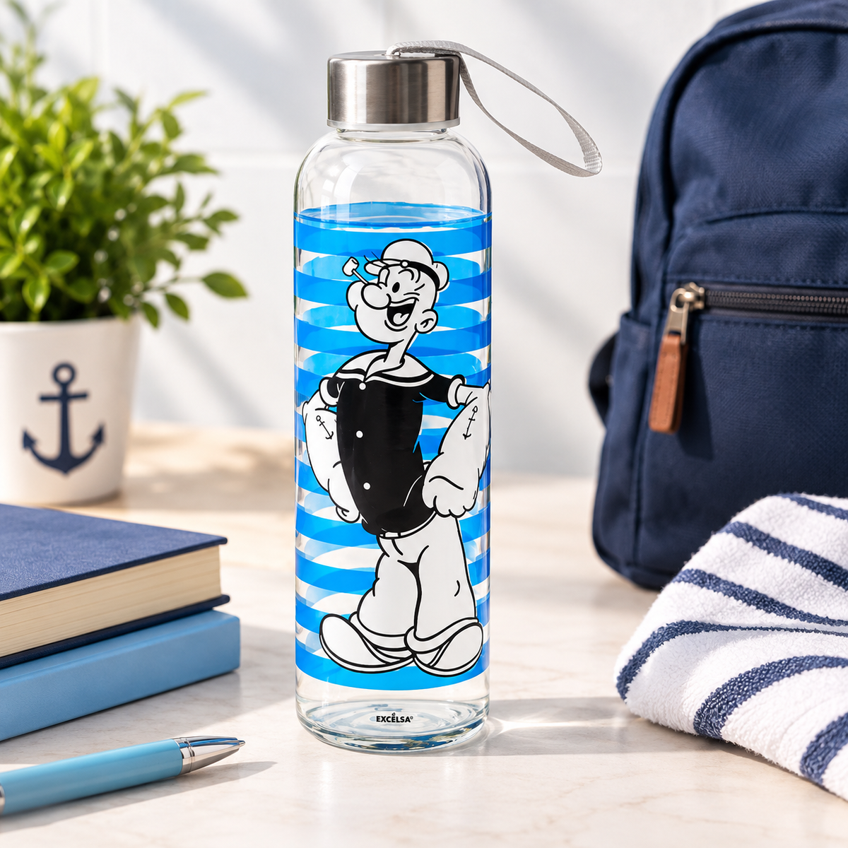 "POPEYE" Bottle With Stainless Cap