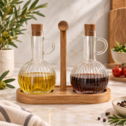 Set of 2 Glass Oil Bottles – 300 ml