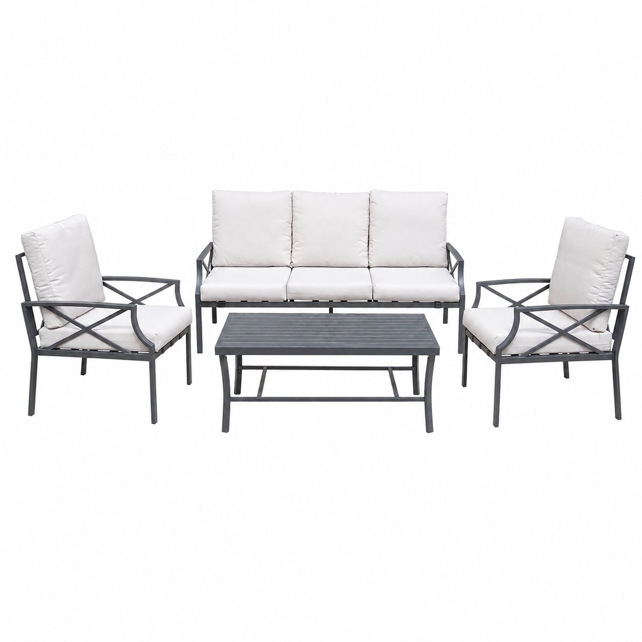 Premium Steel Lounge Set