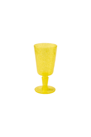 SYNTH GOBLET - Yellow Acrylic, 15.5 cm Height
