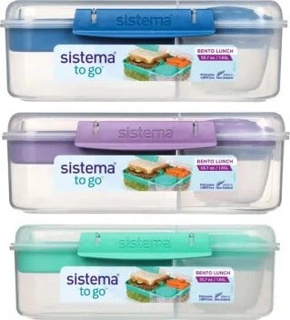 To Go Lunch Bento Box with Yogurt Pot – 1.65L