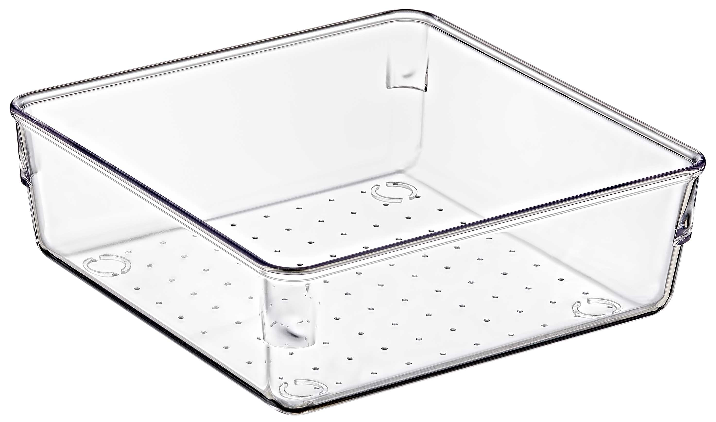 Clear Modular Organizer for Kitchen Drawers, Customizable Storage Container (2)