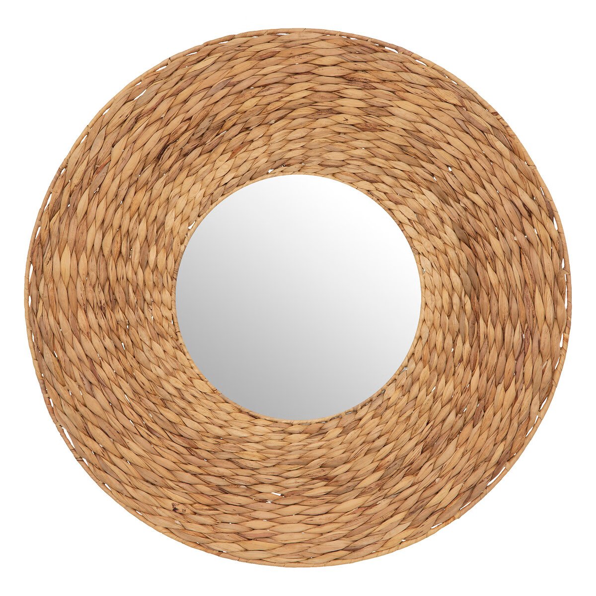 HYACINTH MIRROR LORENA - Stylish Water Hyacinth Frame
