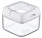 LOCKED ACRYLIC FOOD STORAGE SQUARE - Transparent, 0.5LT