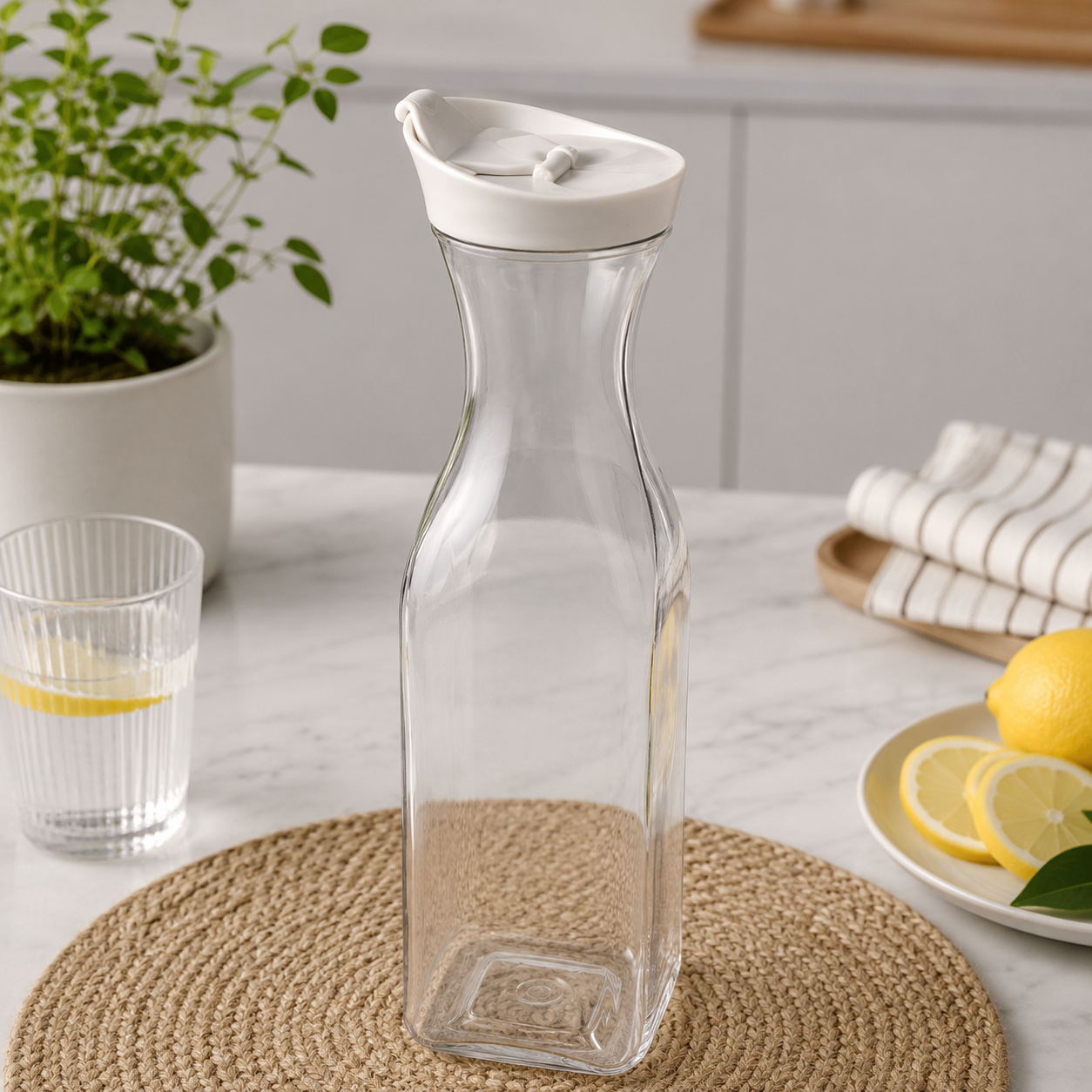 Plastic Pitcher with Lid