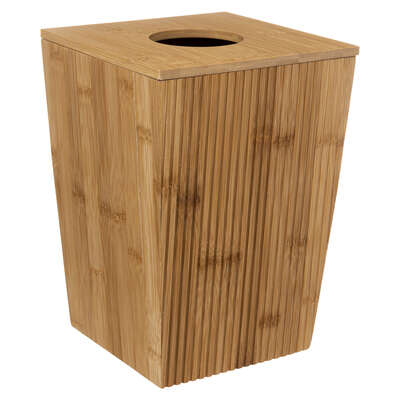 bamboo bin with lid