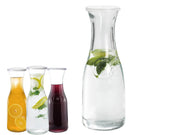 Glass Carafe with Lid 1L
