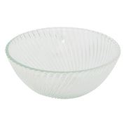 Odyssey bowl diam 13 cm clear glass - Ribbed Glass Serving Bowl