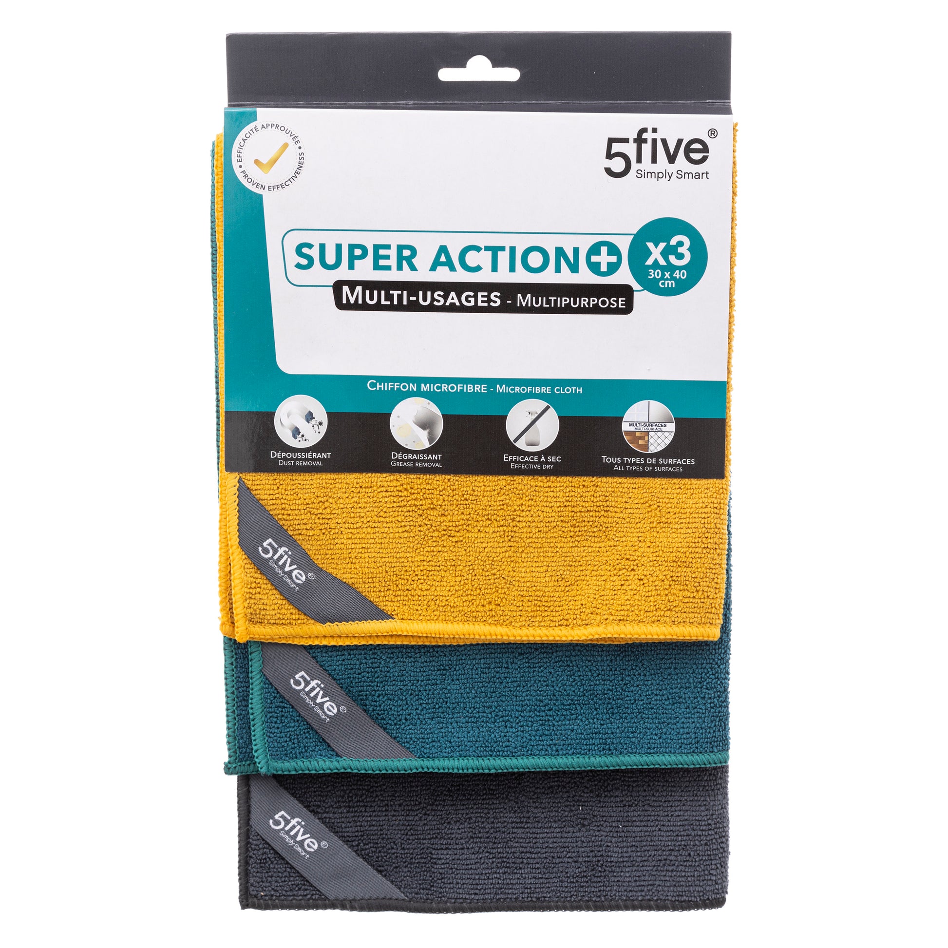 Clothex3 Multi Microfiber Cleaning Cloth Pack