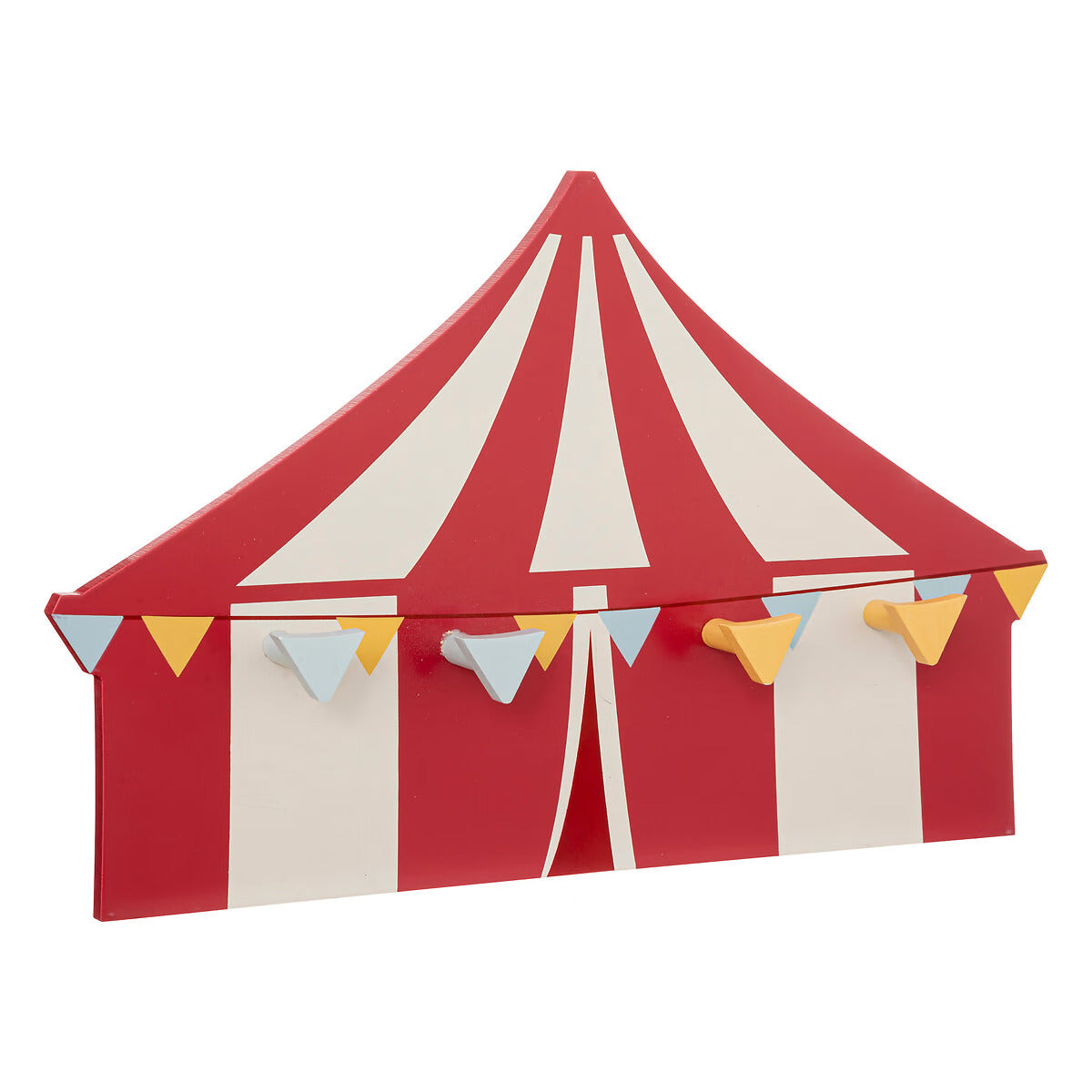 CIRCUS COAT HOOK X4, Kids Wooden Hook, Decorative Wall Hook