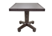 Romba Square Table with Rattan Design