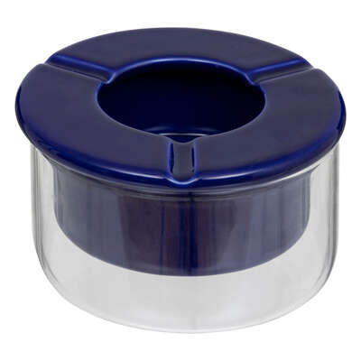 SOL CERAMIC/GLASS ASHTRAY