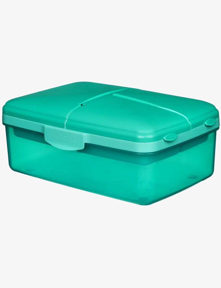 Sistema Lunch Slimline Quad with Sauce Bottle