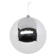 MAXI BALL - Large Silver, Red, and Gold Christmas Ornament