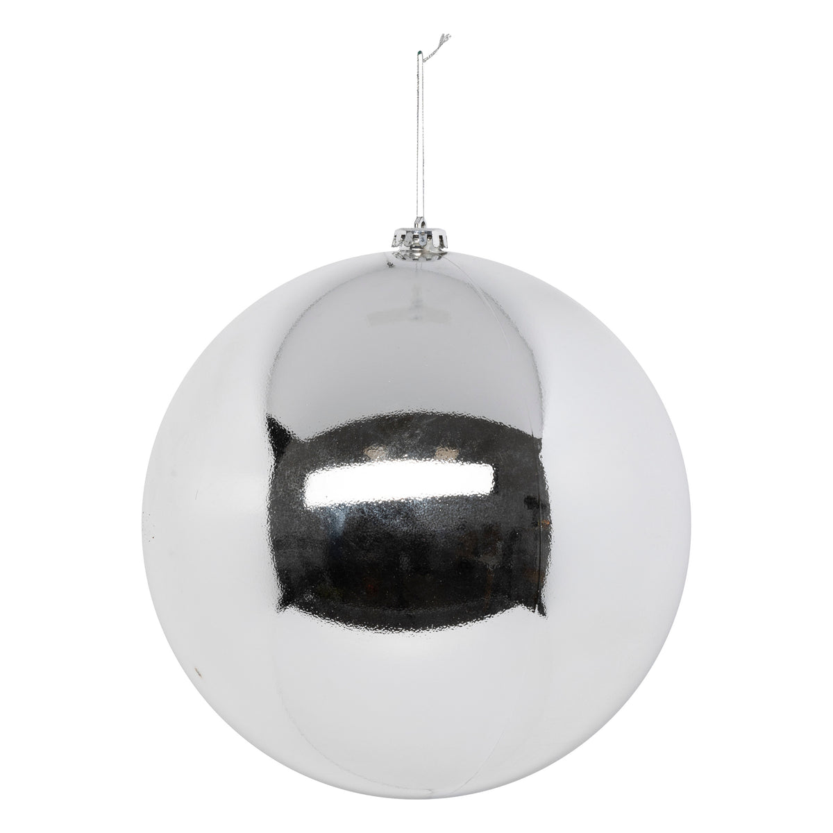 MAXI BALL - Large Silver, Red, and Gold Christmas Ornament