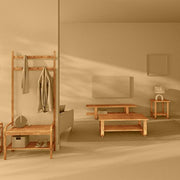 TV Furniture Bamboo Hoca - Premium Bamboo, 140cm, 100kg Capacity