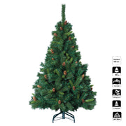 Royal Majestic Xmas Tree with Pinecones