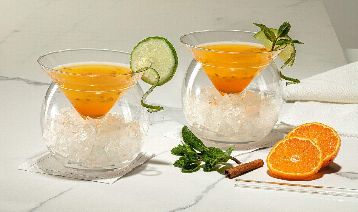 4-Piece Glass Cocktail Bowl Set