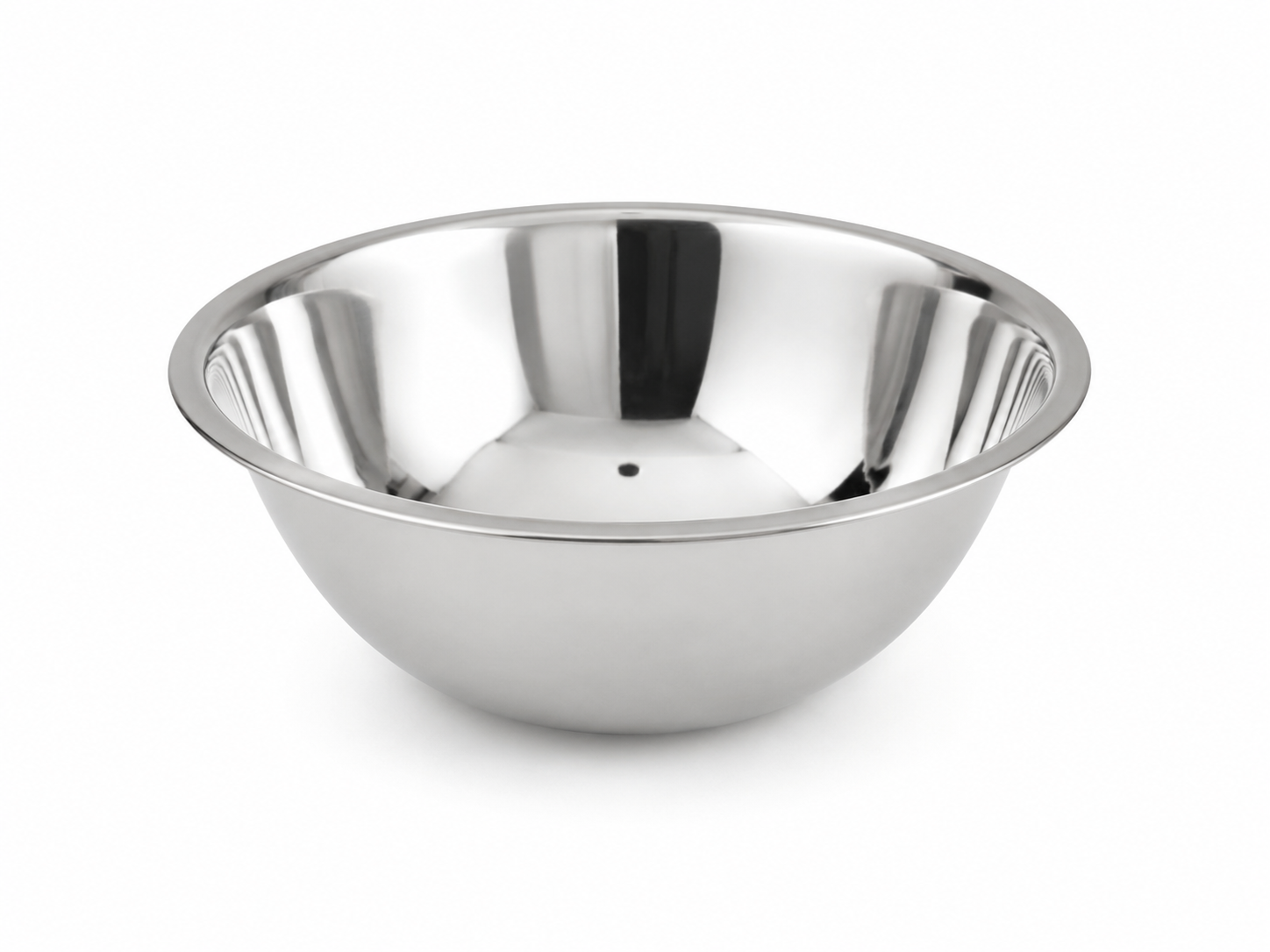 Stainless Steel Salad Bowl with Flat Base