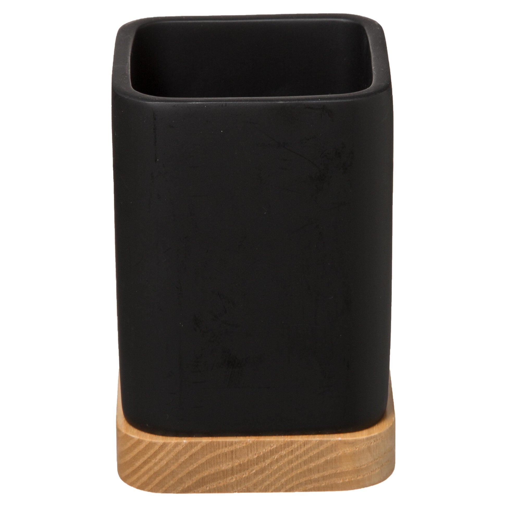Tb Holder Resin Natureo, Black, L 7 x P 7 x H 10 cm