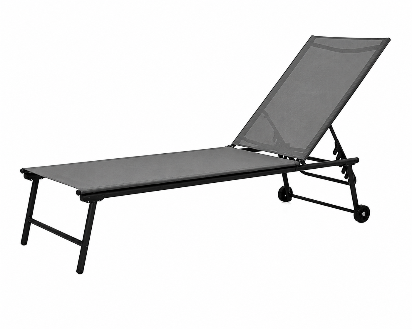 Outdoor Poolside Lounger – Steel Frame