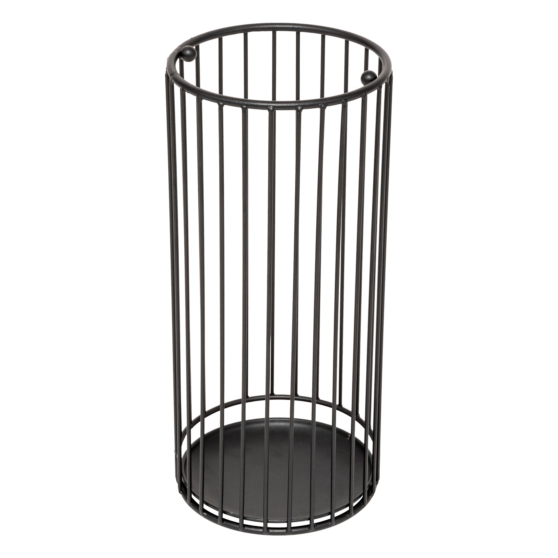 Metty Umbrella Stand D.21 x H.47 cm Metal Black