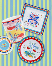 CUP WITH LID/SAUCER AQUARIUS Porcelain Zodiac Coffee Cup & Saucer