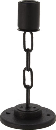 Candle Holder Wood with Metal