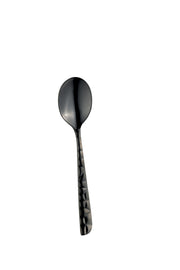 Moca Spoon Stainless Steel Black Mirror Finish 23cm Kitchen Cutlery