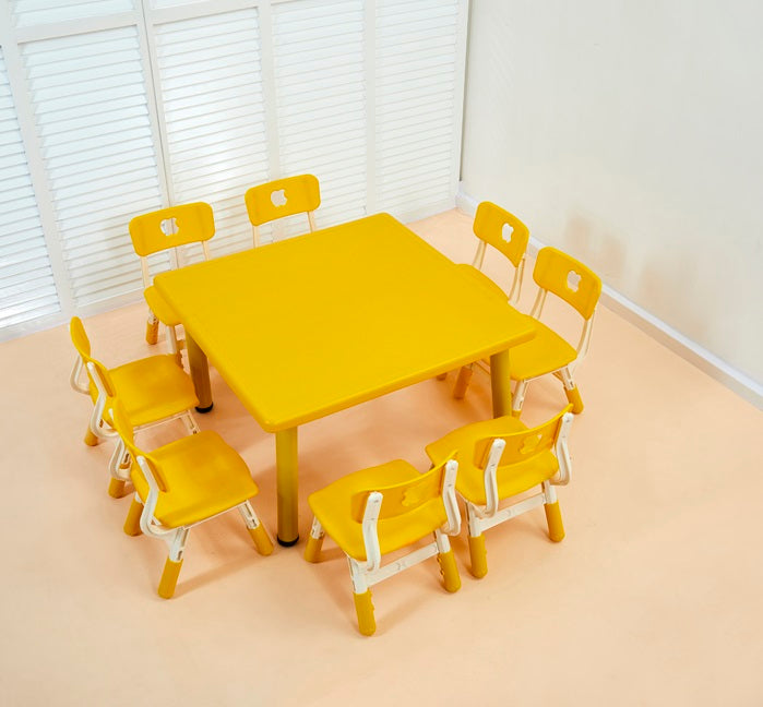 Olivia Square Adjustable Kids Table