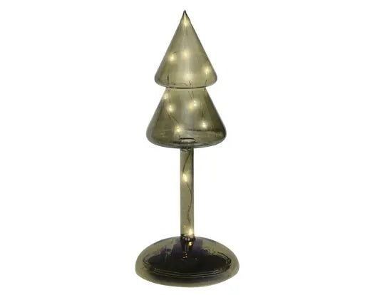 Micro LED Tree Glass Steady BO Indoor - Green Glass, Warm White LED