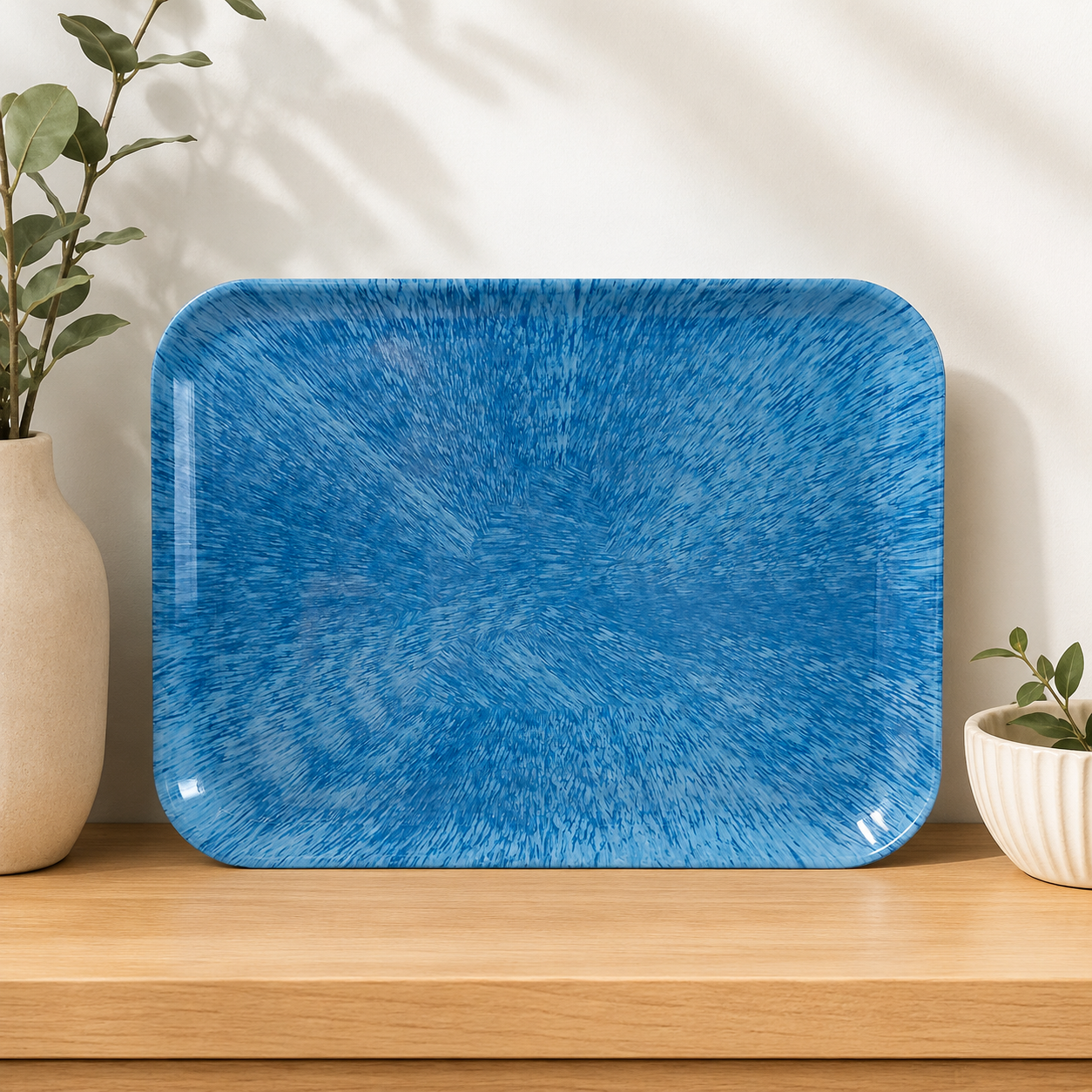 Melamine Serving Tray – 37 × 29 cm