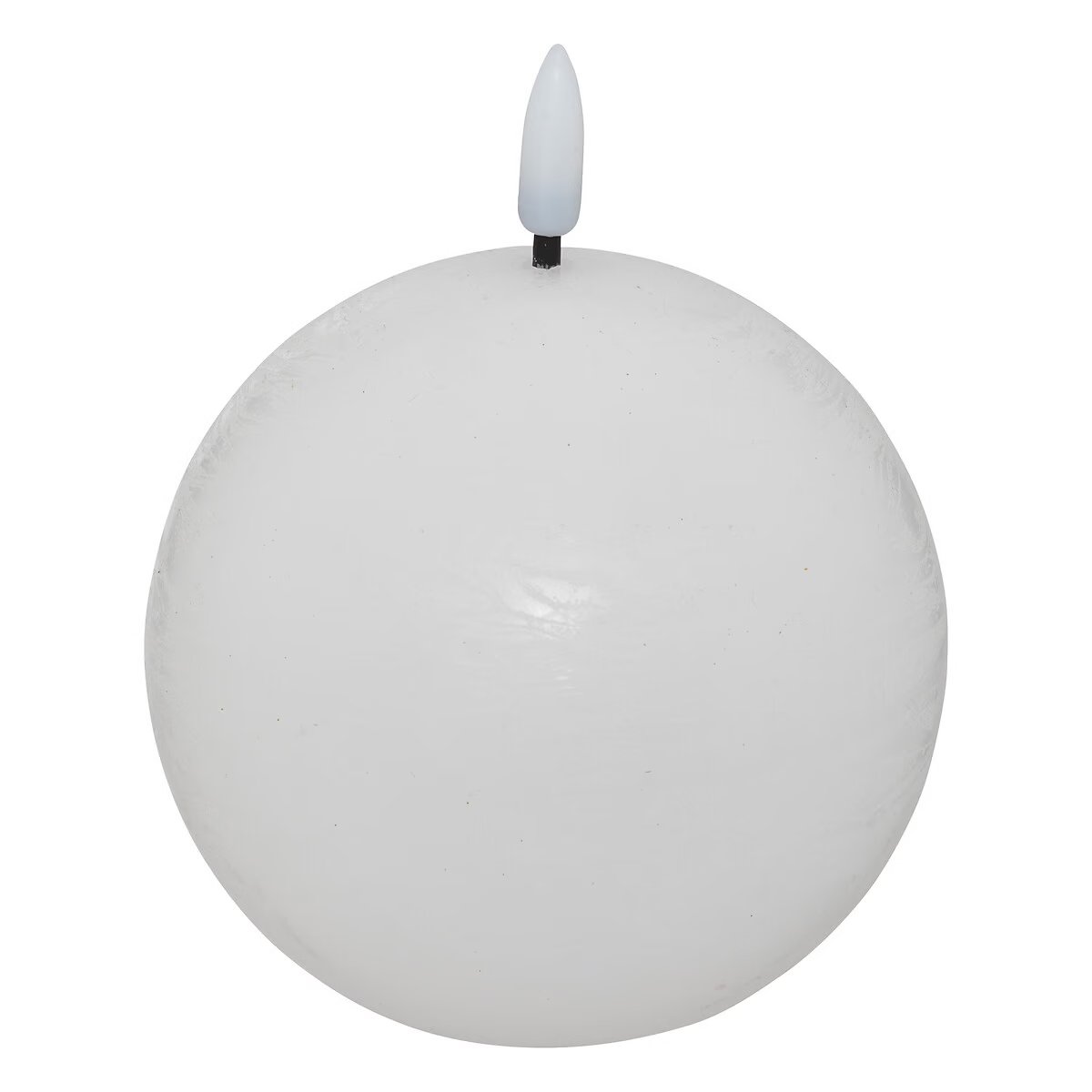 Molia White Ball LED Candle