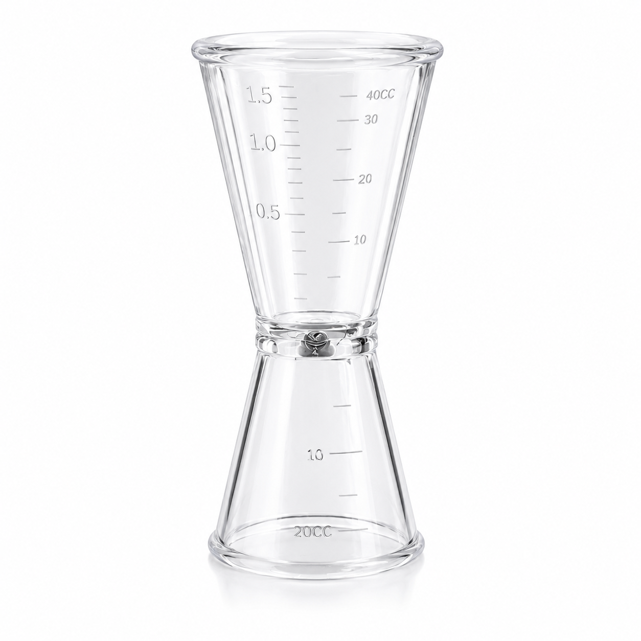 Polycarbonate Double Jigger Measuring Cup 40-20 CC